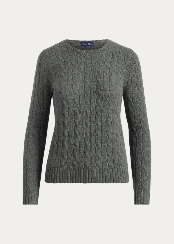 Women's Polo Ralph Lauren Cable-Knit Cashmere Sweater | 240697RUW